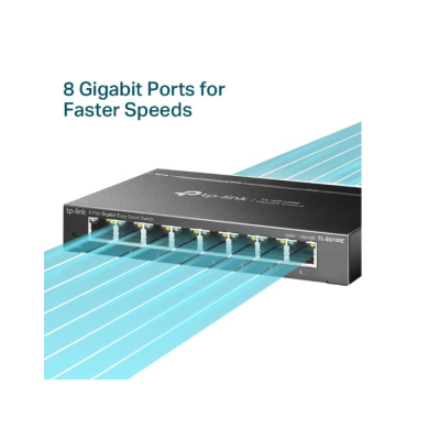 TP-Link TL-SG108E 8-Port Managed Gigabit Switch 10/100/1000M RJ45