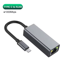 USB C auf Giganit Ethernet Adapter Typ C auf RJ45 Netzwerkadapter