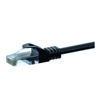 Netzwerkkabel CAT 6 U/UTP - Schwarz - CCA