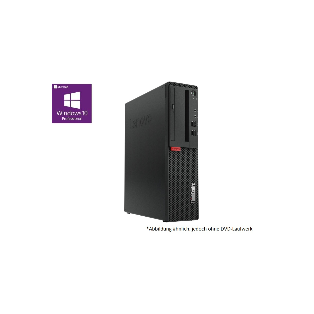 Lenovo M710s SFF - Intel G4400 Pentium 2x3.30 GHz - Intel HD Graphics 510 SM - LAN - WLAN - W10PRO - 1.Wahl - RAM / SSD / HDD Wunschkonfiguration: