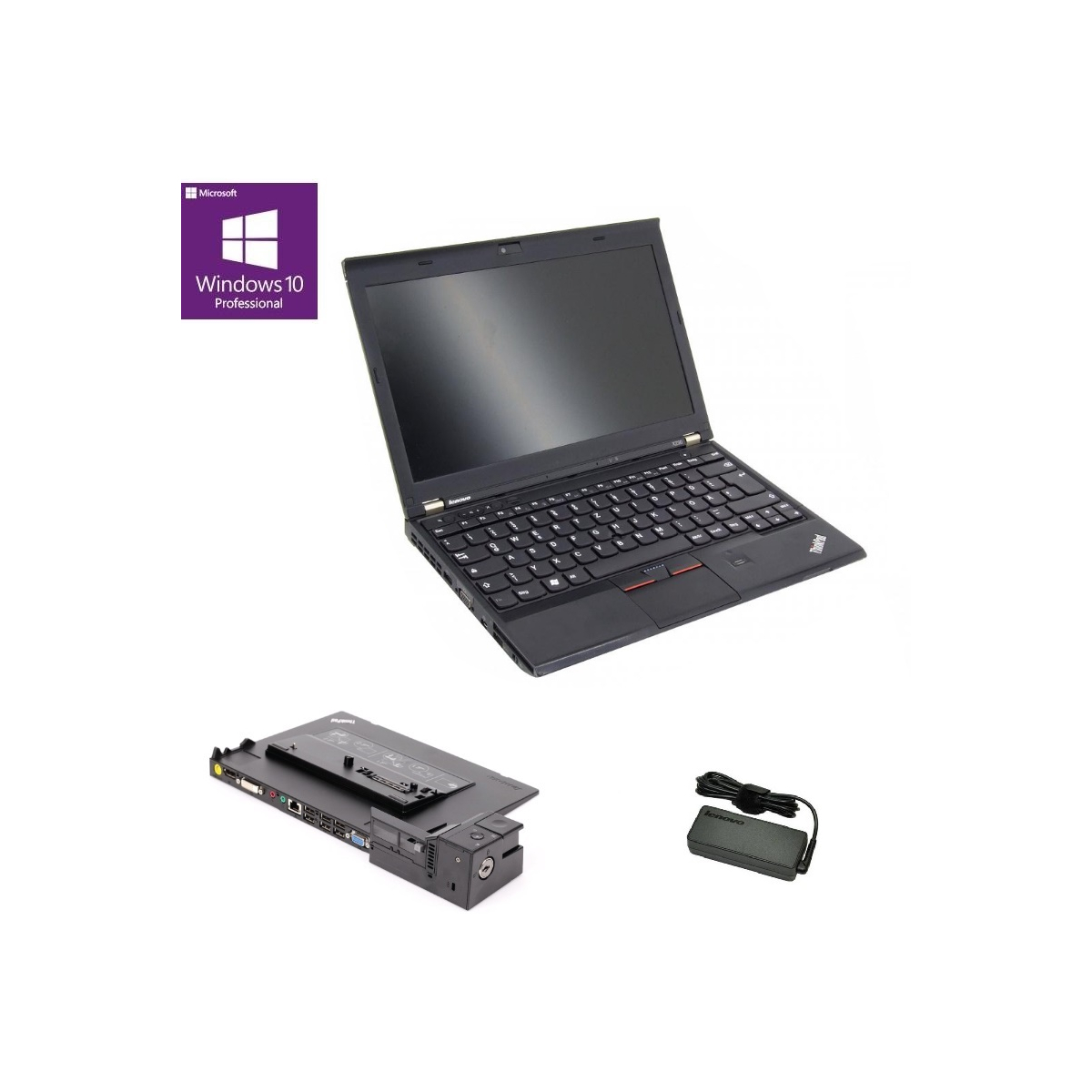 Lenovo ThinkPad X220, Intel Core i5-2540M, 12,5", 1366x768, Intel HD, 8GB DDR3, WLAN, Bluetooth, Fingerprint, Webcam, Card Reader, Win 10 Pro, DE