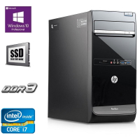 HP Pavilion p6 - Intel Core i7-3770 16GB DDR3, 256 GB SSD, DVD-RW, Windows 10 Pro