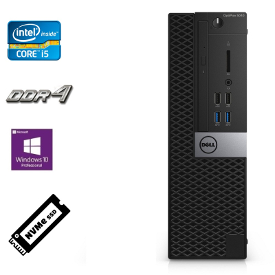Dell Optiplex 5040 SFF - Intel Core i5-6500, 8GB DDR3 L, 512 GB NVME SSD, Windows 10 Pro
