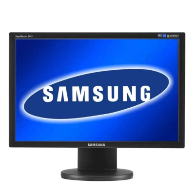 Samsung 2443DW, schwarz, 24", TN, 1920 x 1200, 2.Wahl (kleine Bildfehler)