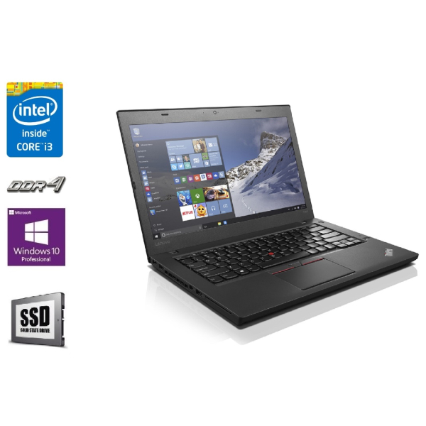 Lenovo T460 - Intel Core i5 6300u 4x2.40 GHz, 14", 1920 x 1080, 8 GB DDR4, 256 GB SSD, DVDRW, Windows 10, Backlight, Display rauscht