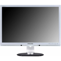 Philips 245P2ES, schwarz, 24", TFT-LCD, 1920 x 1200, 2. Wahl (kleine Bildfehler) Strom- + VGA-Kabel